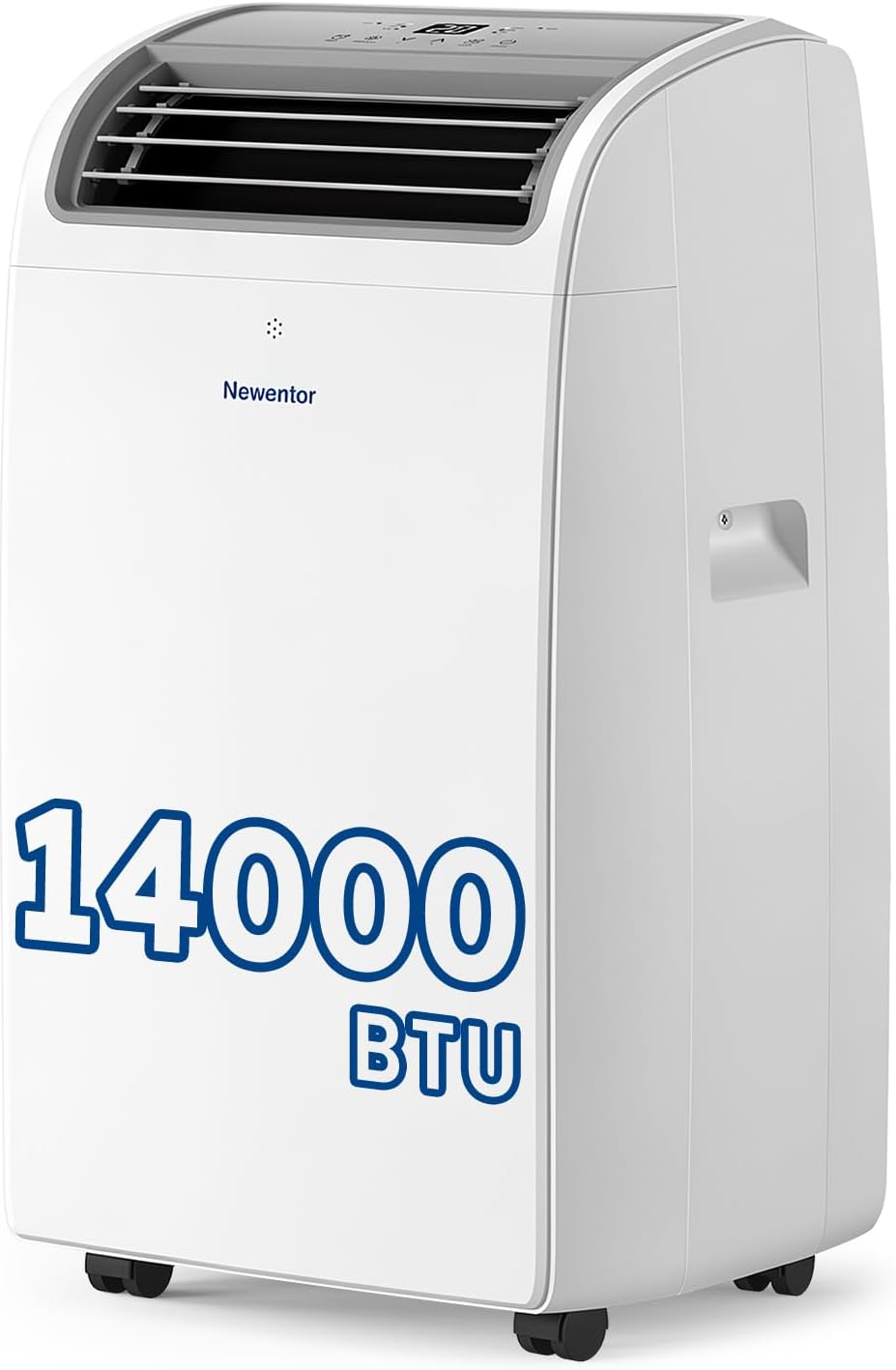 Newentor mobile Klimaanlage 14000 BTU, Klimaanlage mobil mit Abluftschlauch für Räume bis 50㎡, kühlen/entfeuchten/ventilieren mit Fernbedienung