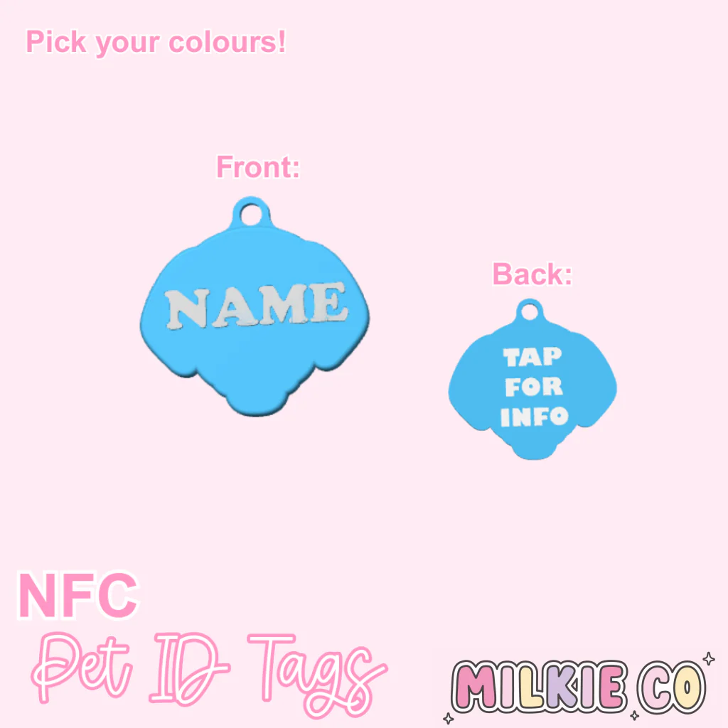 Dog Personalized NFC Pet Tag