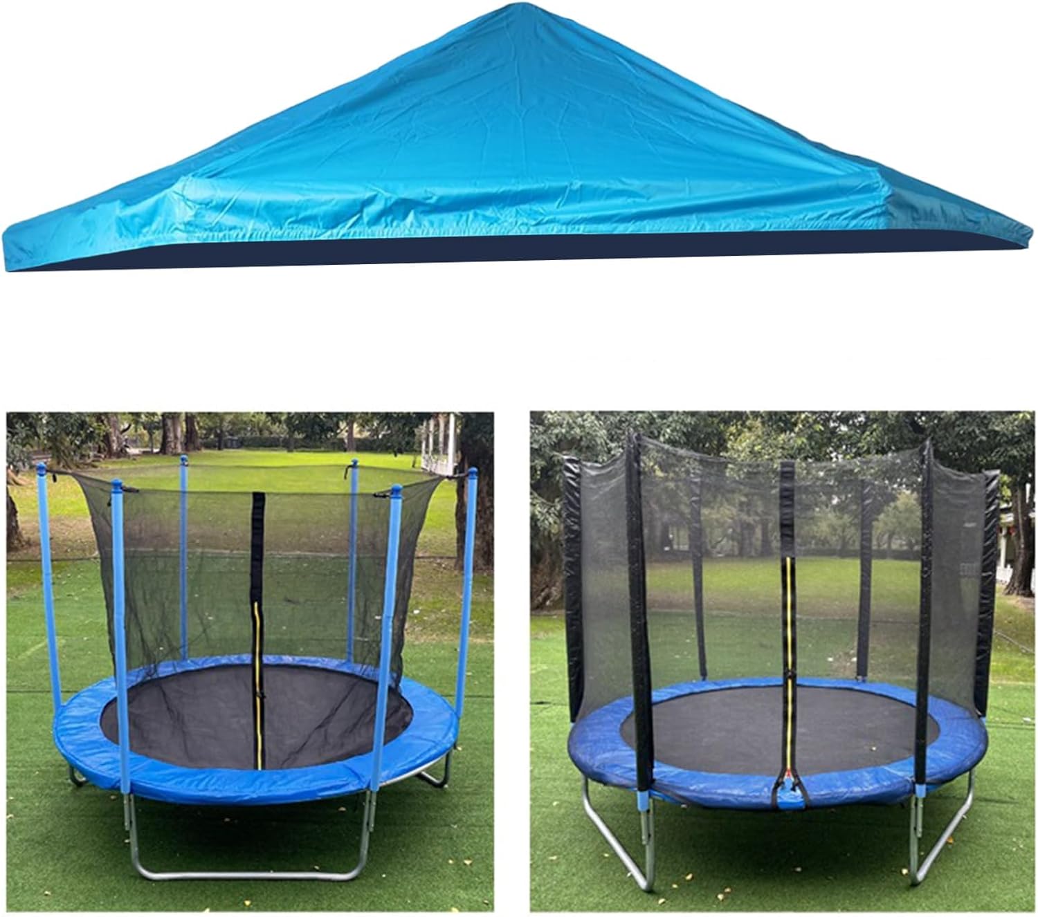 UV-Schutz-Zelt – Universal-Markise mit oberer Halterung für 6 Stangen, ideal für Garten, Spielplatz, Terrasse, Hinterhof