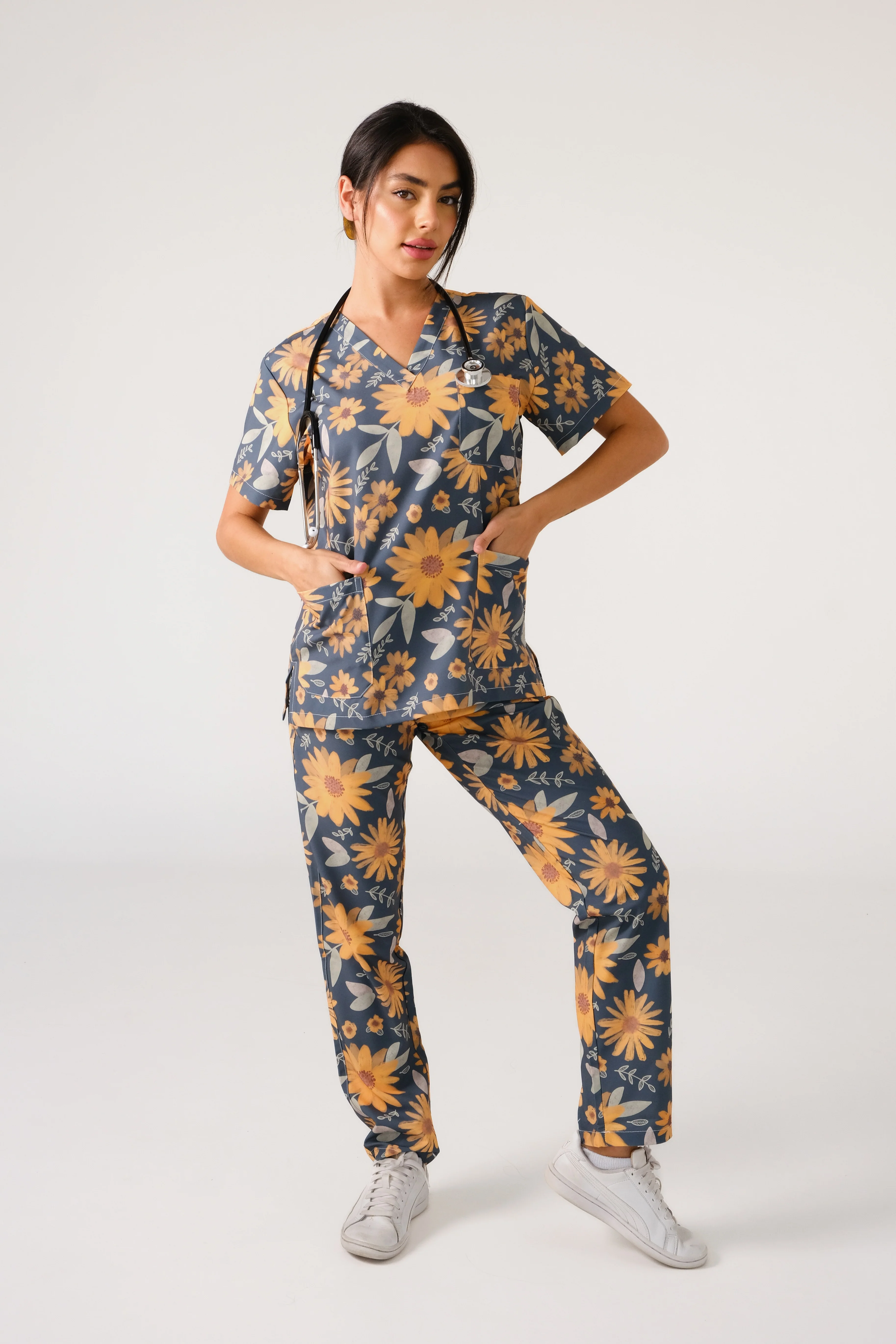 Sunflowers Scrub Set