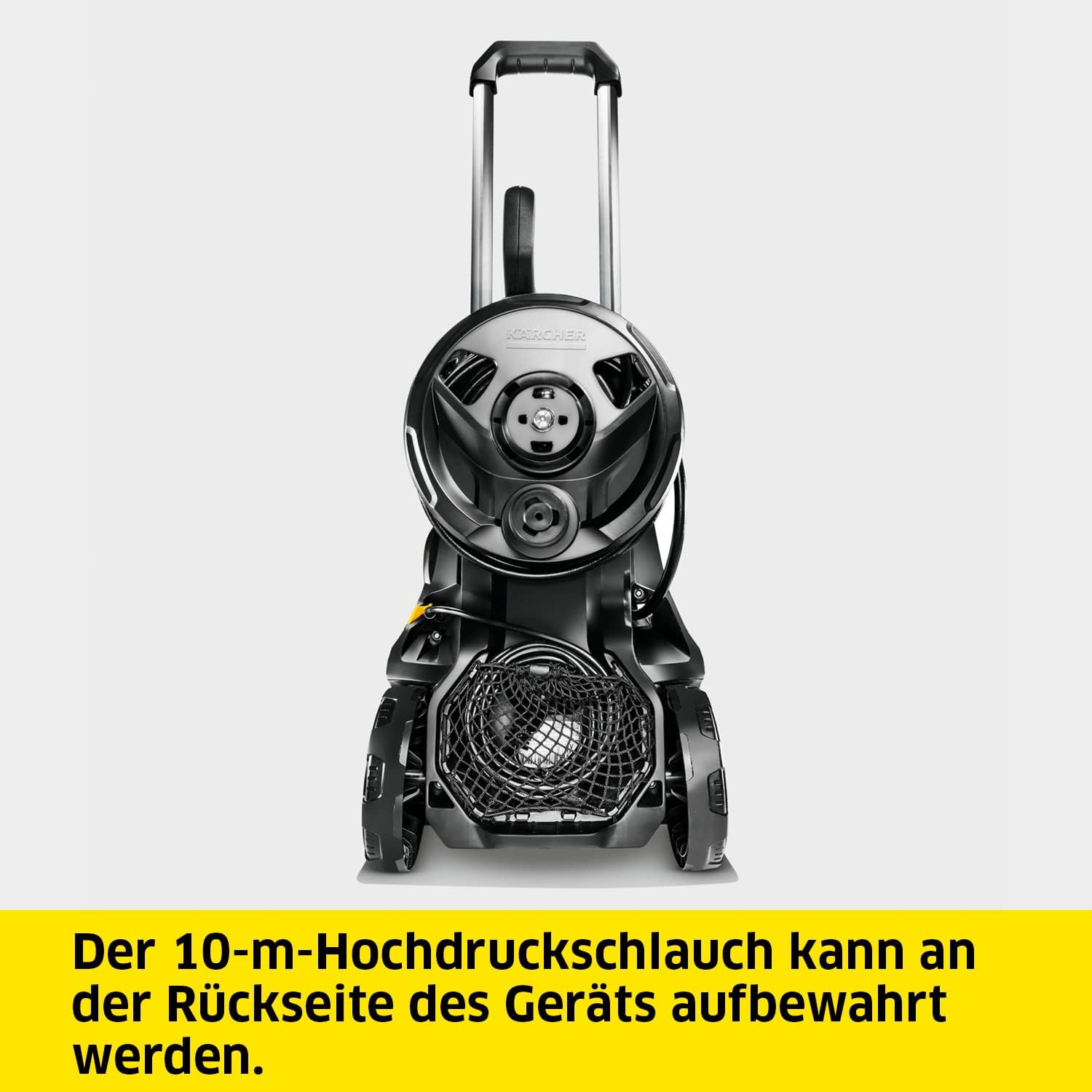 Kärcher Hochdruckreiniger K 7 Premium Power Home, Druck: 180 bar, Durchfluss: 600 l/h, Flächenleistung: 60 m²/h, Leistung: 3.000 W, Schlauchtrommel, mit Pistole, Dreckfräser, Strahlrohr