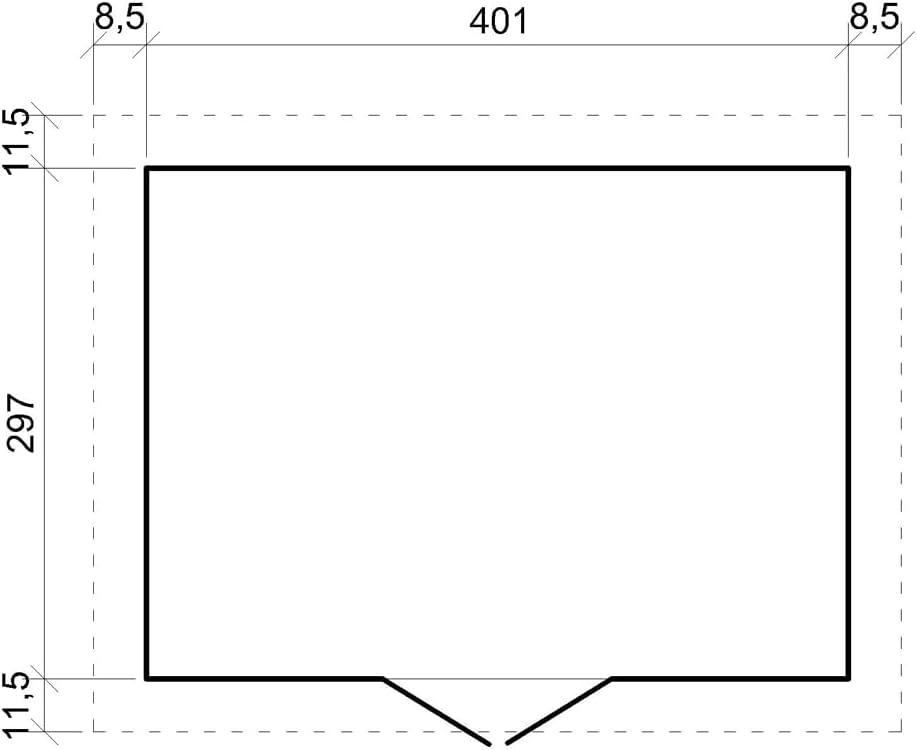 Gartenhaus Holz MIT IMPRÄGNIERTEM Boden - Geräteschuppen mit Fenstern - H246 x 418 x 320 cm/ 12 m² Naturholz-Shiplap-Schuppen - Gerätehaus - Fahrradschuppen - TIMBELA M331+331G