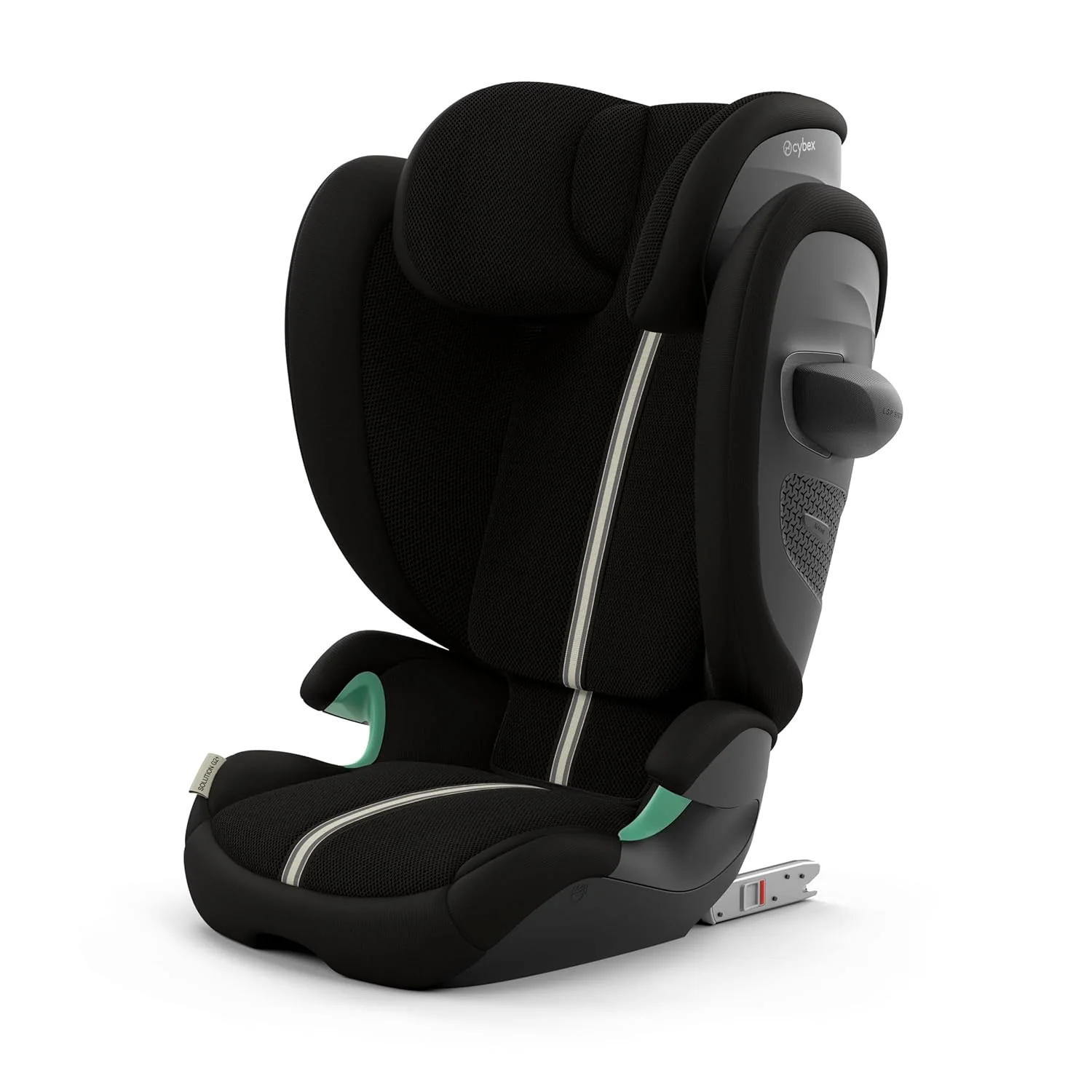 CYBEX Gold Kinder-Autositz Solution G i-Fix, F��r Autos mit und ohne ISOFIX, Ab ca. 3 bis 12 Jahre (100 - 150 cm), Ab ca. 15 bis 50 kg, Lava Grey
