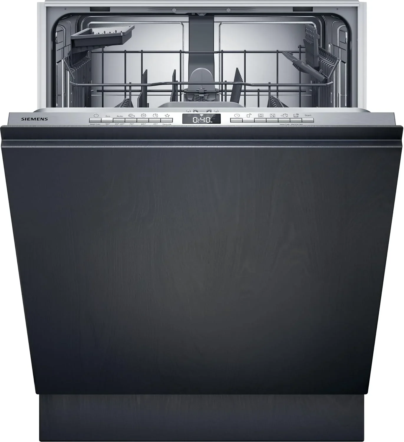 Siemens SN63EX14VE, iQ300 Smarter Geschirrsp��ler, Vollintegrierte Sp��lmaschine mit Besteckschublade, 60 cm, Auto T��r?ffnung dank autoOpen dry, Besonders leise durch iQdrive-Motor, infoLight aquaStop