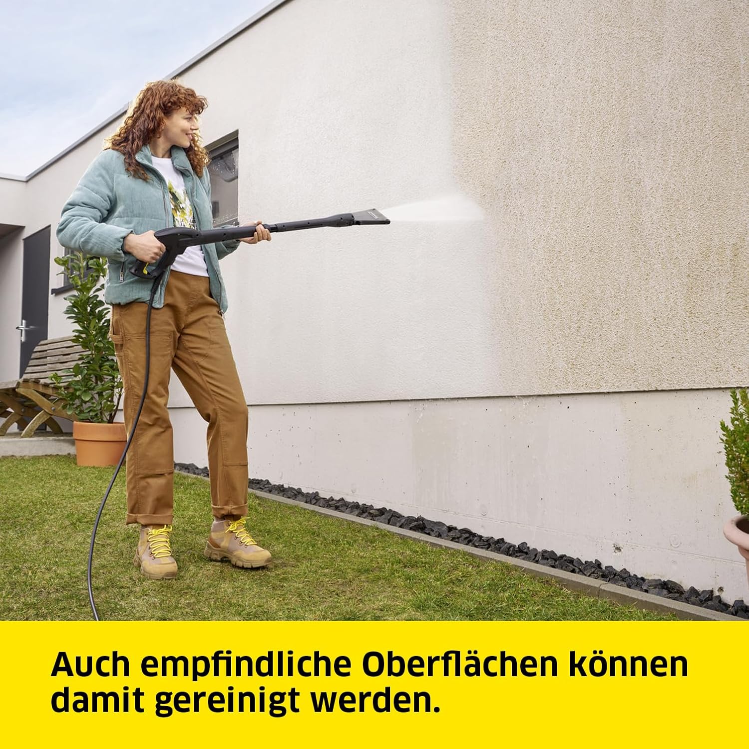 Krcher Hochdruckreiniger K 5 Compact, Druck: max. 145 bar, Durchfluss: max. 500 l/h, Flchenleistung: 40 m/h, Wasserfilter, Gewicht: 12 kg, Hochdruckschlauch und -pistole, Dreckfrser, Strahlrohr