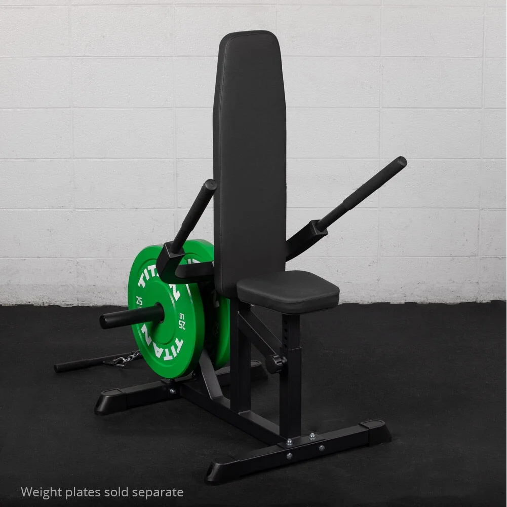 2025 Titan Fitness Zittende Dip Machine met Gewichten, Capaciteit 200 LB, Triceps/Biceps Press Machine, Bovenlichaam Push Training