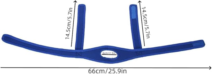 Anti Schnarch Kinnband verstellbar | Weiches Neopren Schnarchstopper Band für erholsamen Schlaf und ruhige Nasenatmung ohne
