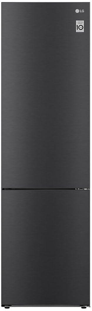 LG GBP62MCNAC Kühl-Gefrierkombi – 384 L, Energieeffizienz A, Total NoFrost, DoorCooling+, niedriger Geräuschpegel, modernes Design in Anthrazit Schwarz, 59,5 x 67,5 x 203 cm