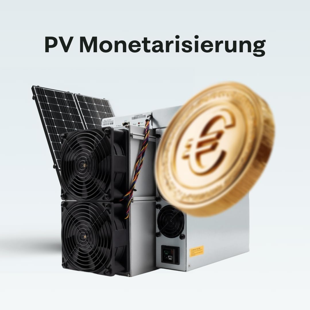 Bitmain Antminer S21 Bitcoin Miner 2.642 W | 151 TH/s | Krypto/ASIC Miner | Braiins OS mit Autotuning für mehr Effizienz 17,8 J/TH | inkl. Netzteil & Stromkabel | BTC Miner