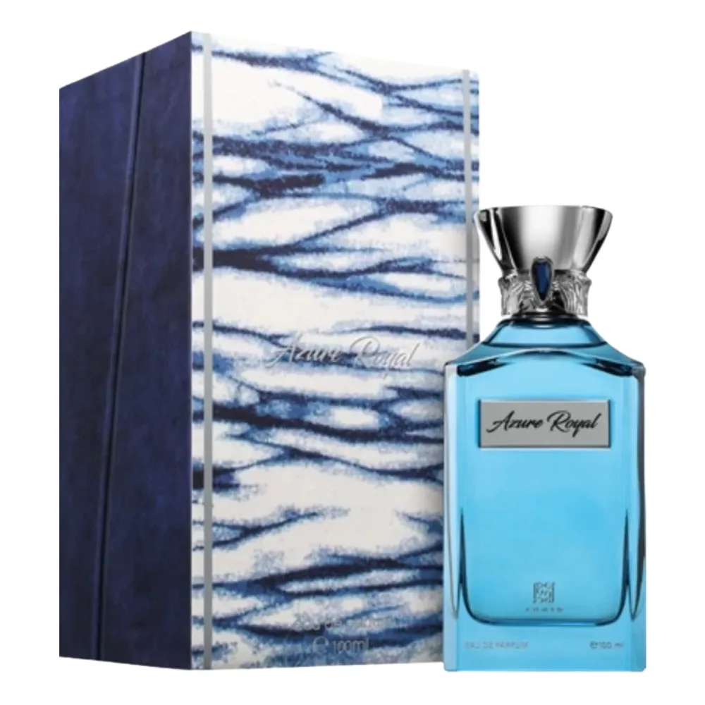 Azure Royal Eau De Parfum 100ML  Unisex Fruity Floral Fragrance by Ahmed Al Maghribi