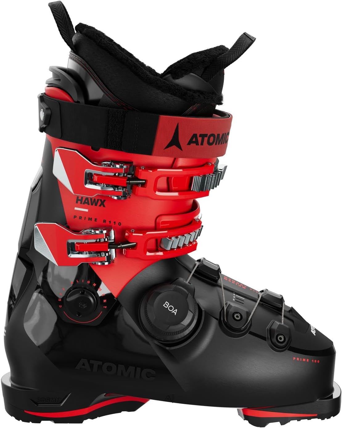 ATOMIC HAWX Prime R110 BOA GW Herren Skischuhe Red/Black MP 30-30,5 Komfort, BOA Fit, Memory Fit & GripWalk für grenzenlosen Skispaß für All Mountain -Skifahrer