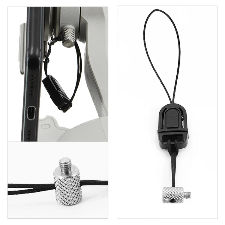 STARTRC Phone Holder Clip Anti-lost Rope Strap Anti-drop for DJI OM4 / Osmo Mobile 3