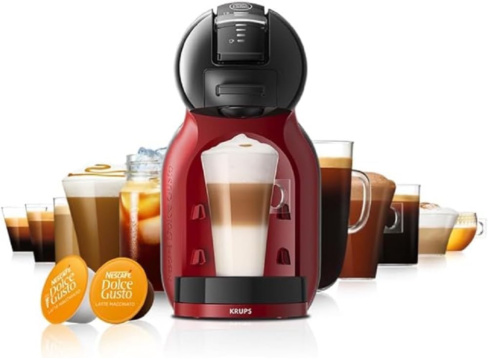 NESCAF DOLCE GUSTO MINI ME by KRUPS arctic-grey/ schwarz automatische Kaffeekapselmaschine