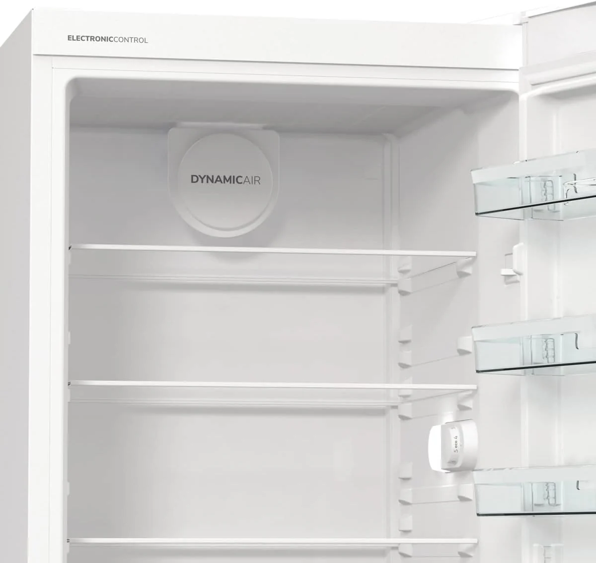 Gorenje R 619 DAXL6 Koelkast/AdaptTech/FreshZone/Snelkoelfunctie/Ventilatiekoelsysteem/LED Display/398l/185cm/EEK D/Roestvrij staal