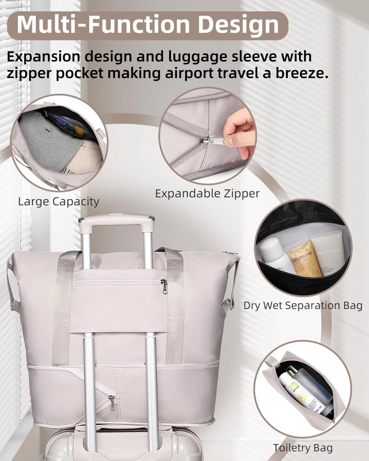 6-piece luggage set, expandable hardshell suitcase set with spinner wheels, lightweight rolling luggage set