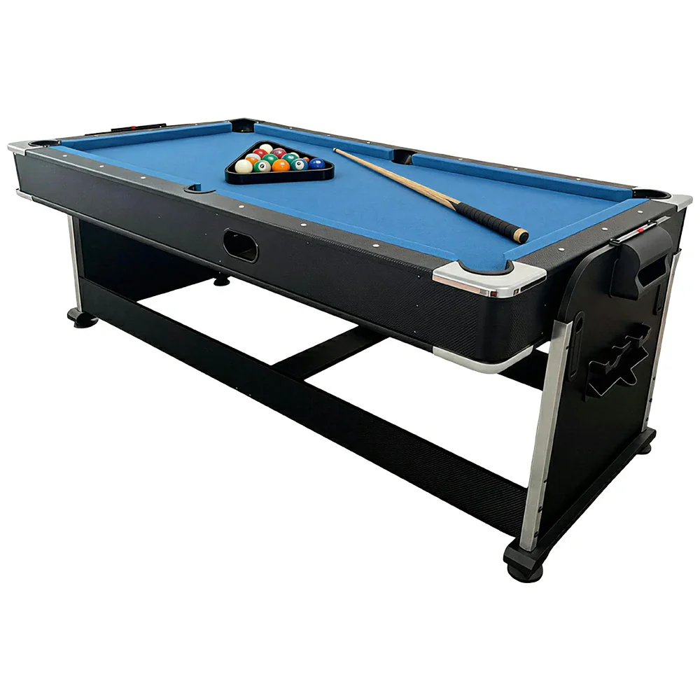 4 In 1 Multi-functional Game Table with Full Accessories for Home, MDF, 7Ft