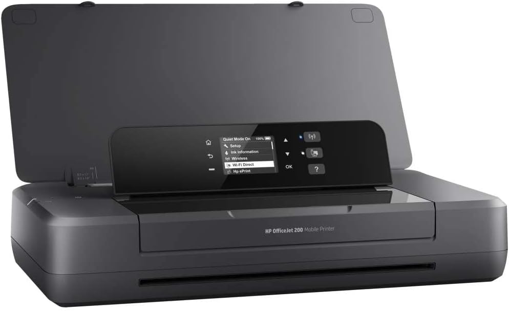 HP OfficeJet 200 Mobiler Tintenstrahldrucker (A4, Drucker, WLAN, HP ePrint, Airprint, USB, 4800 x 1200 dpi) schwarz