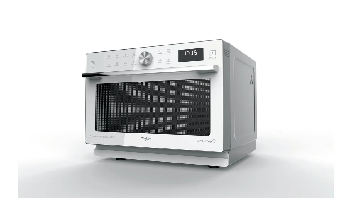 Microonde Combinato Whirlpool MWSC 933 SW 33 Litri 900 W (A37,3xL49xP54) Auto Clean Tecnologia 6° SENSO Bianco