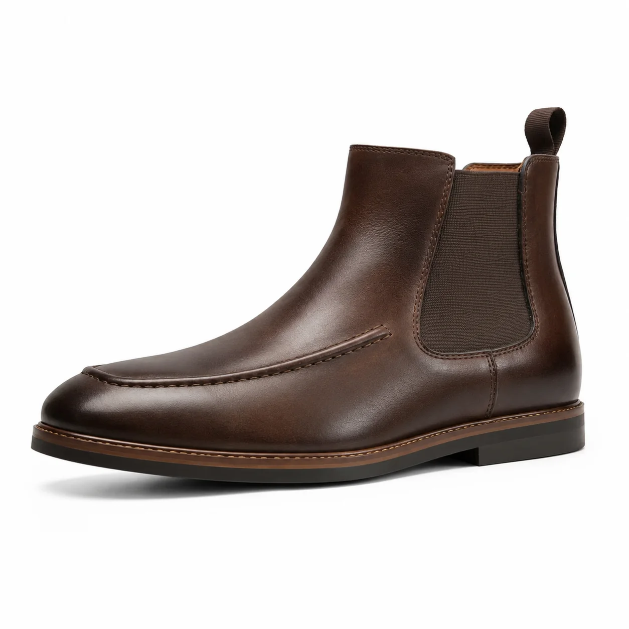 Men��s Brown Chelsea Boots �C Apron Toe Design