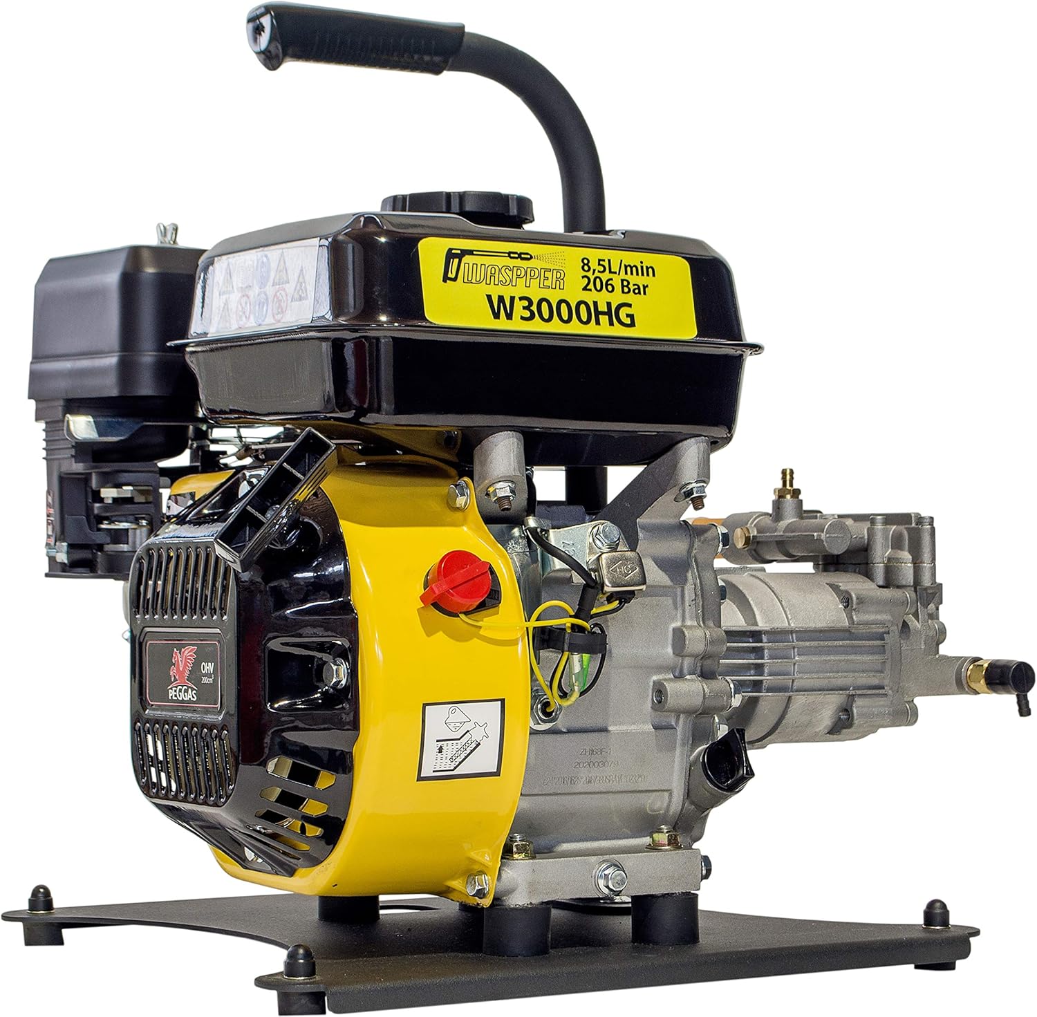 ✦ Benzin Hochdruckreiniger 3000 PSI ✦ 196ccm Benzinmotorbetriebener Tragbarer Reiniger W3000HG ✦ Premium Leistung & Qualität Auto- & Terrassenreiniger