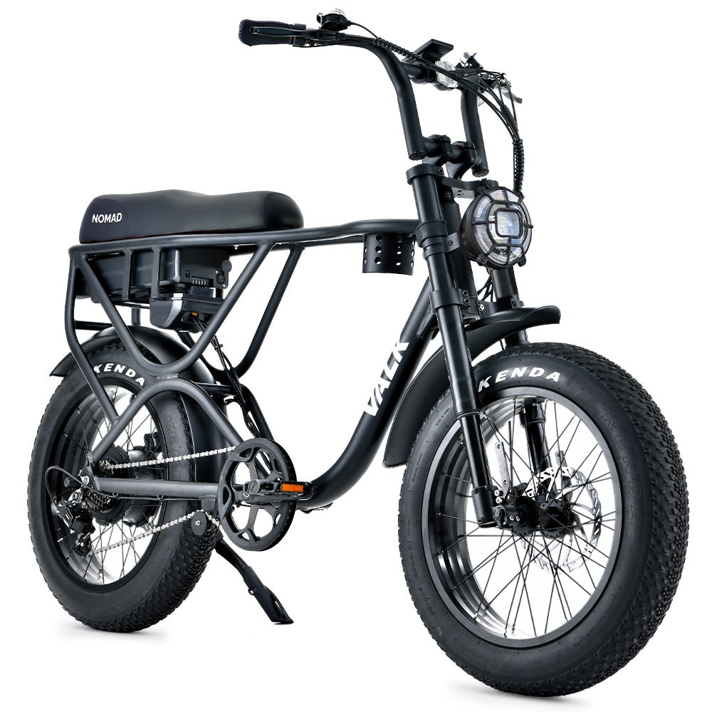 VALK Nomad Electric Fat Tyre Bike, 500W, 45km/hr, Throttle ebike, Disc Brakes, Shimano 7 spd, 20x4