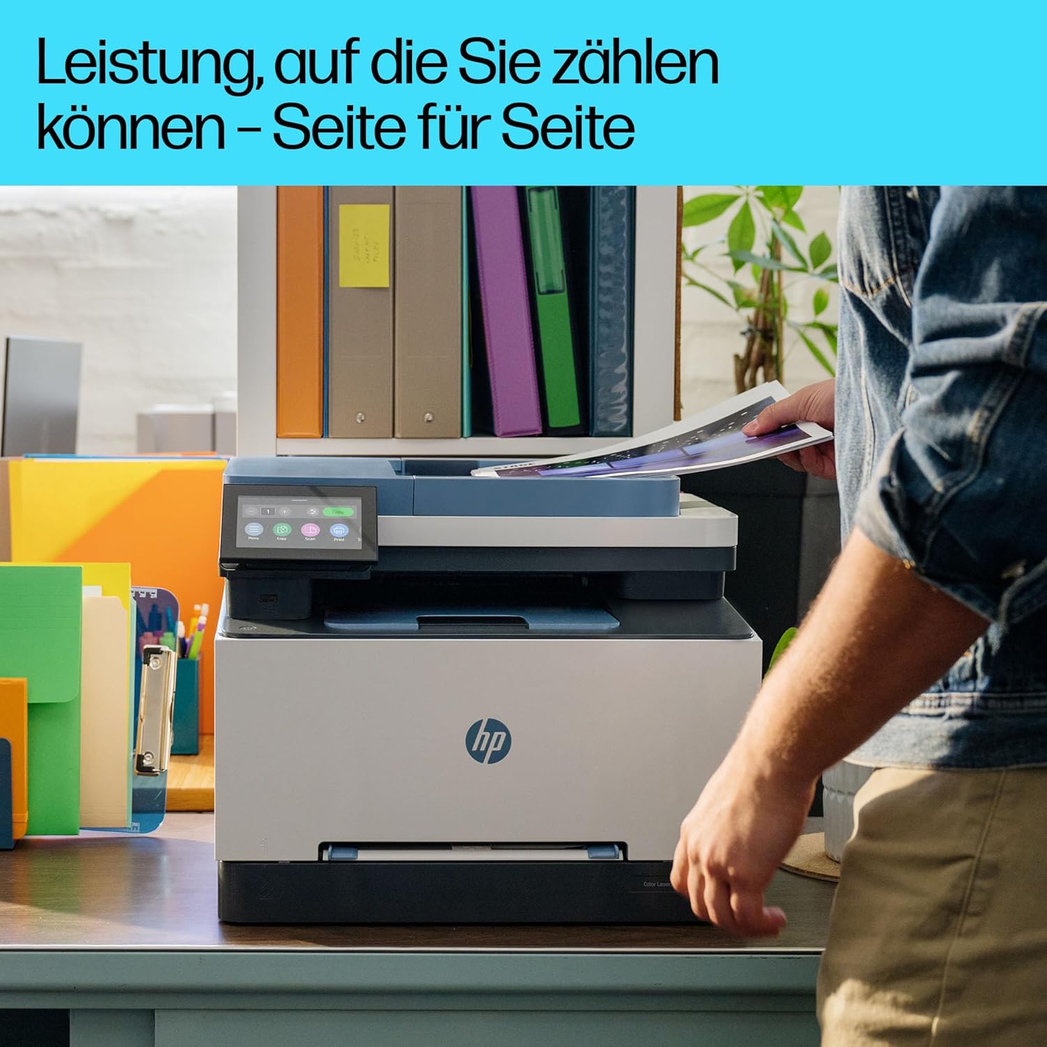 HP Color LaserJet Pro MFP 3302fdwg Multifunktions-Farblaserdrucker, Fax, Automatischer beidseitiger Druck, Touchscreen, Wi-Fi, Ethernet, USB, HP Wolf Pro Security
