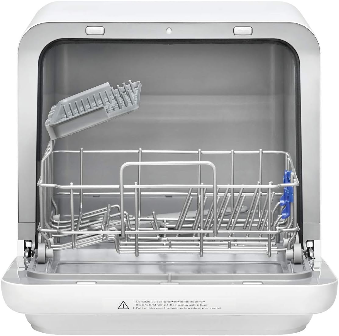 Bomann® Tischgeschirrspüler mit 5L Wassertank | ohne Wasseranschluss nutzbar | Mini Geschirrspüler | 5 Programme | Mini Spülmaschine 1-24 h Startvorwahl | Spülmaschine klein Tischspülmaschine TSG 5701