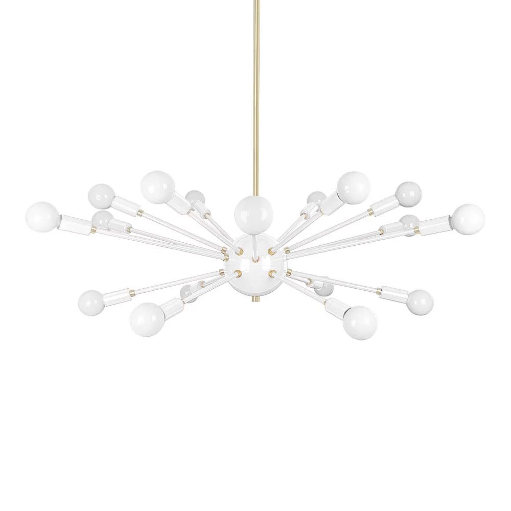 Color Elliptical Sputnik Chandelier