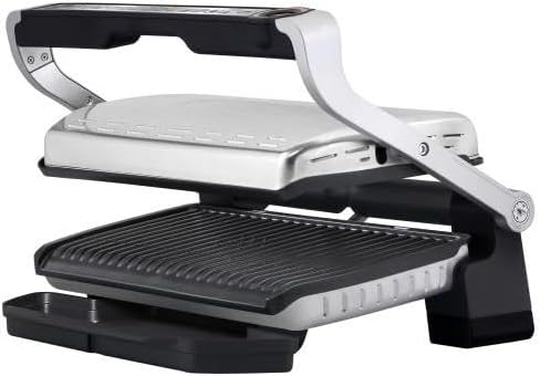 Tefal OptiGrill+ XL | Kontaktgrill mit automatischer Temperatur-Anpassung | 9 automatische Programme | XL-Grillfläche | inklusive Backschale | GC724D12