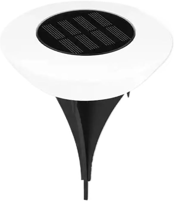 Outdoor So Bodenleuchten 8 Stück Wiederaufladbare LED Wasserdichte Landschaftslampen für Garten Park und Rasen Dekoration Warmweiß Dekorative Bodenbeleuchtung