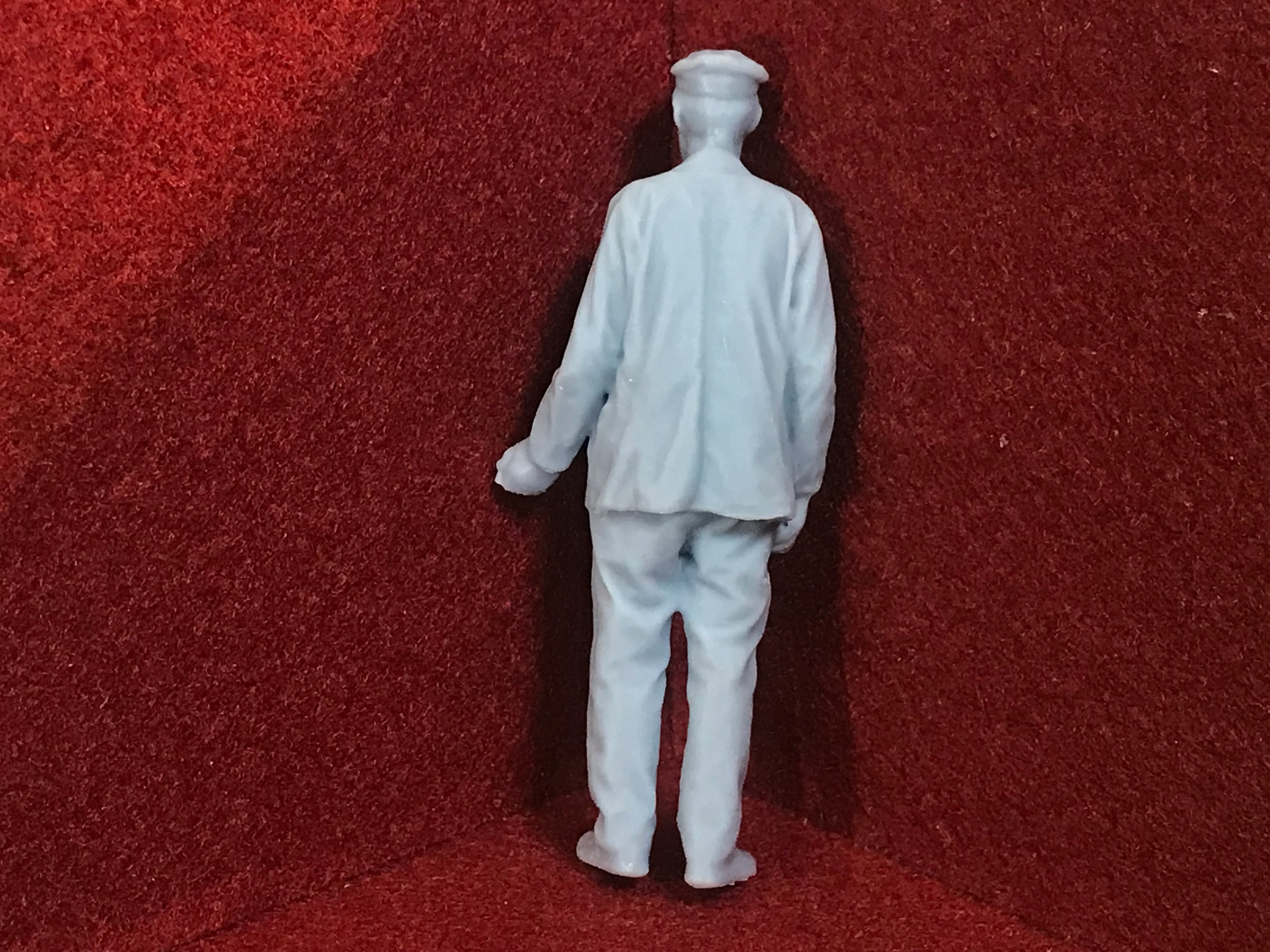 G-Scale figure standing around - 3D scan of a real person - M003 (also GN15)