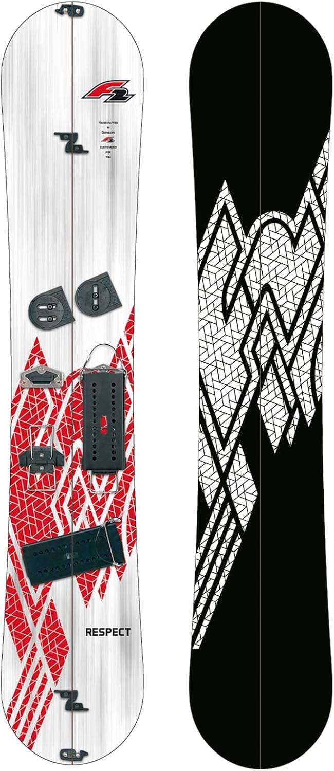 F2 Snowboard Respect + Voile & Skins 168cm Splitboard Weiss – Sale