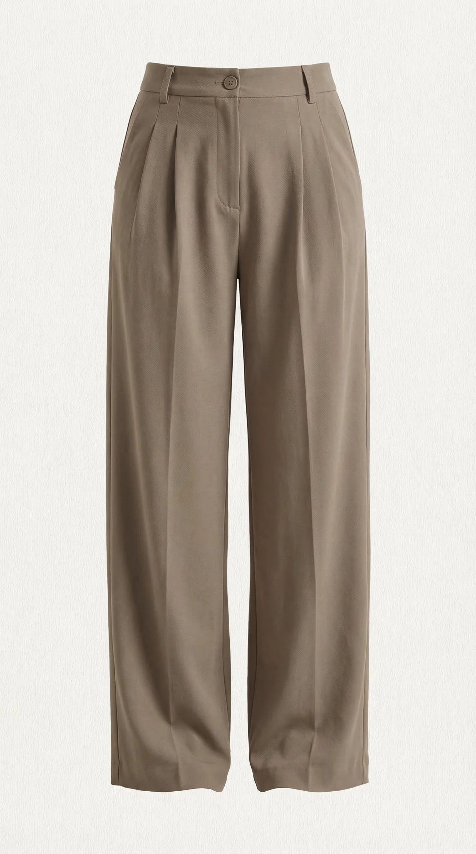 High Waist Stoffhose