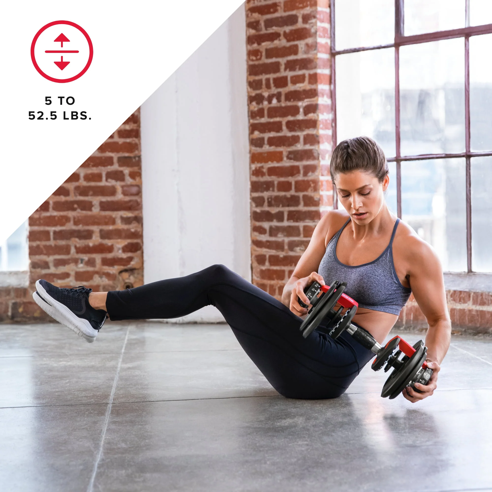Bowflex SelectTech 552 Dumbbell Verstelbare Enkele Halter