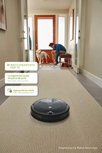 iRobot Roomba 692 Robot Aspirapolvere Con Connessione Wi Fi, Adatto A Pavimenti E Tappeti, Sistema Di Pulizia Ad Alte Prestazioni Con Dirt Detect, Smart Home E Controllo Con App, Grigio Scuro : Casa e cucina