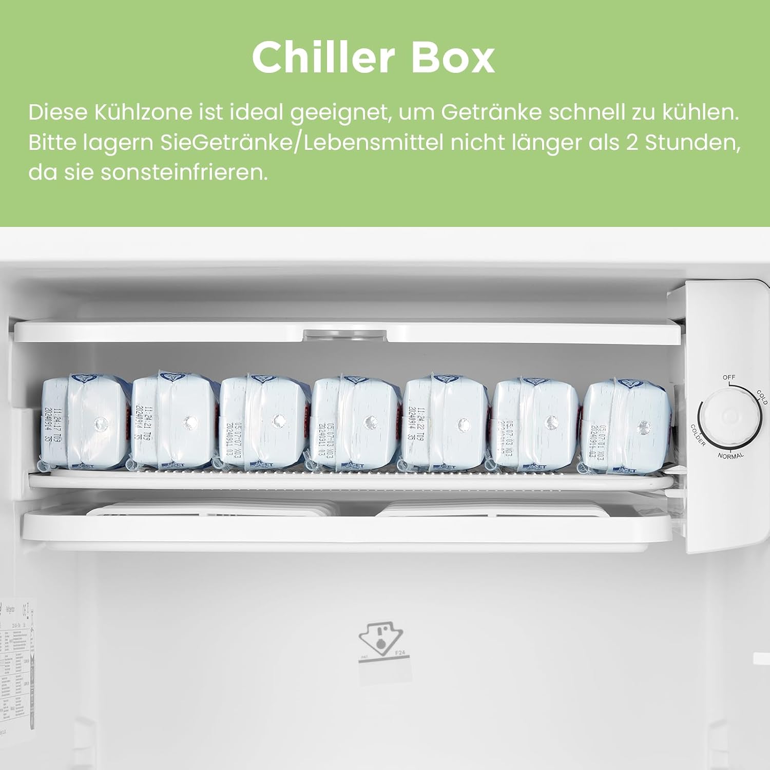 Comfee' RCD93RE2EURT(E) Kleiner Kühlschrank 93 L, Retro-Design, Mini-Kühlschrank mit einer Tür, einstellbare Temperatur, leise, geeignet für Zuhause, Büro und Hotel, Rot