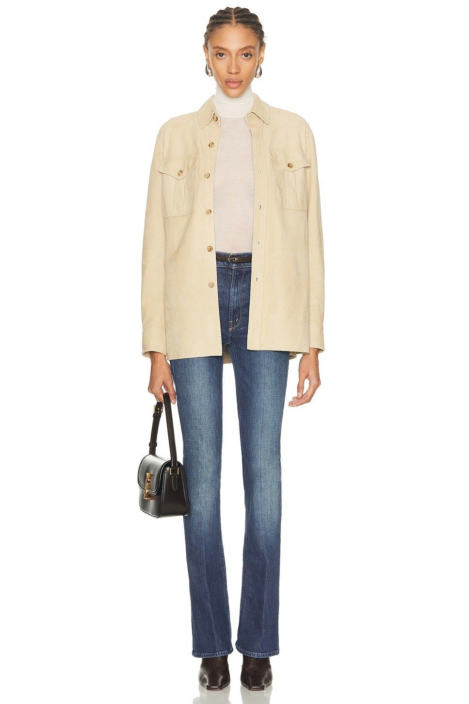 Mother Women’s The High-Waisted Runaway Jeans Start Your Engines