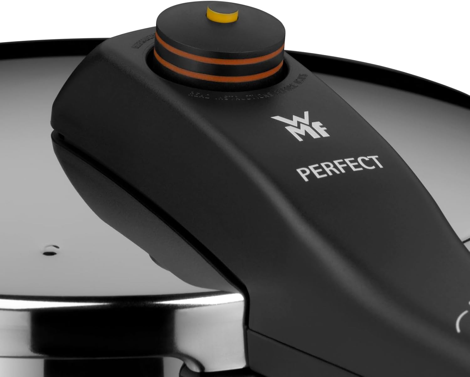 WMF Perfect One Pot Schnellkochtopf Set Induktion 2-teilig, Dampfkochtopf 6,5l, 3l, großes Kochsignal, 2 Kochstufen, abnehmbarer Deckelgriff, Edelstahl