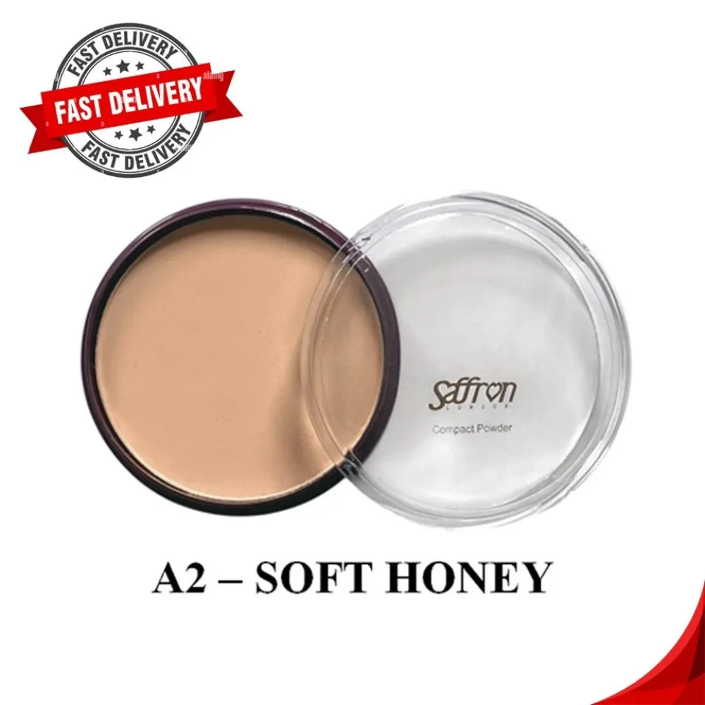 Saffron London Pressed Powder Foundation �?4 Popular Shades Compact Powder