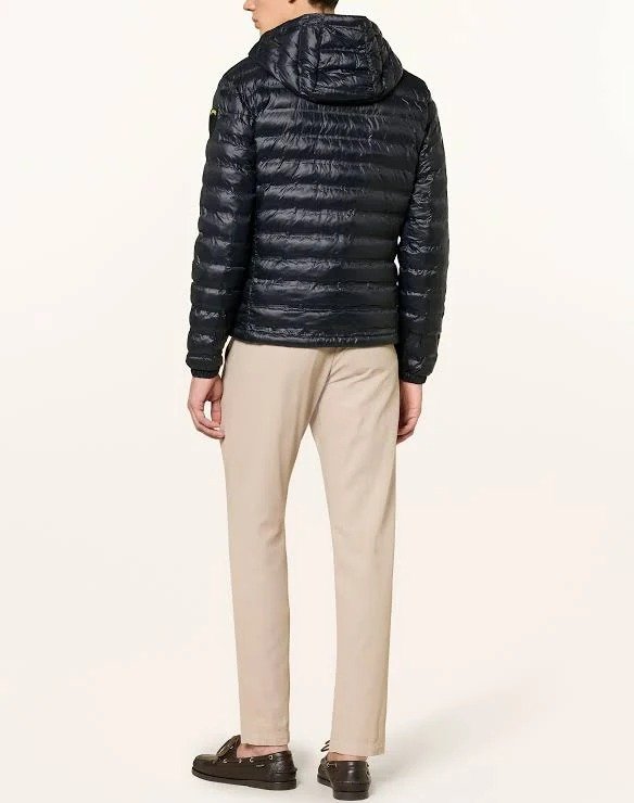 Blue quilted jacket men Charles