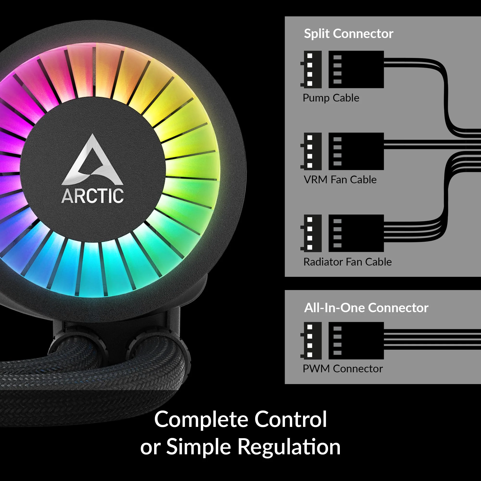 ARCTIC Liquid Freezer III 360 A-RGB, PC, CPU AIO Water Cooler