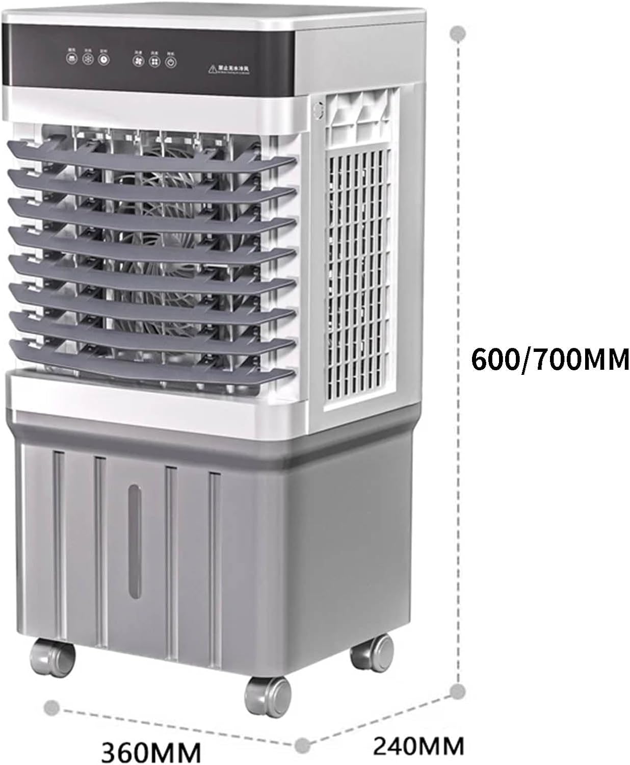 3-in-1 Verdunstungskühler mit 3 Lüftereinstellungen, 3 Luftstrommodi, tragbares Klimagerät Kühlsystem für Zuhause, Büro, Schlafzimmer