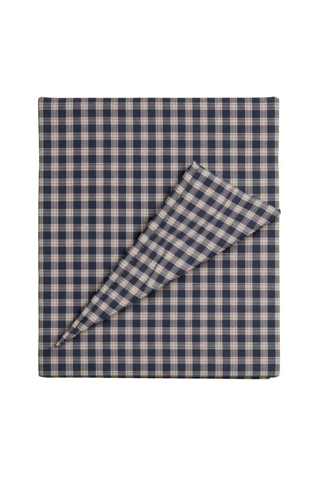 Blue Plaid Crib Quilted Blanket