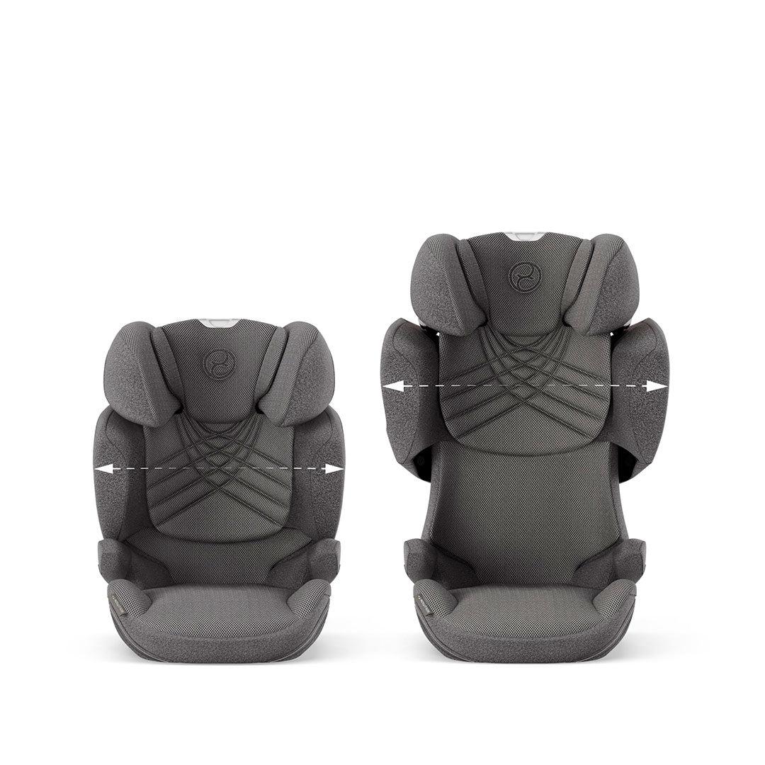 2025 CYBEX Solution T i-Fix Plus kinderzitje �C Groep 2/3, Mirage Grijs, met ISOFIX & in hoogte verstelbare hoofdsteun