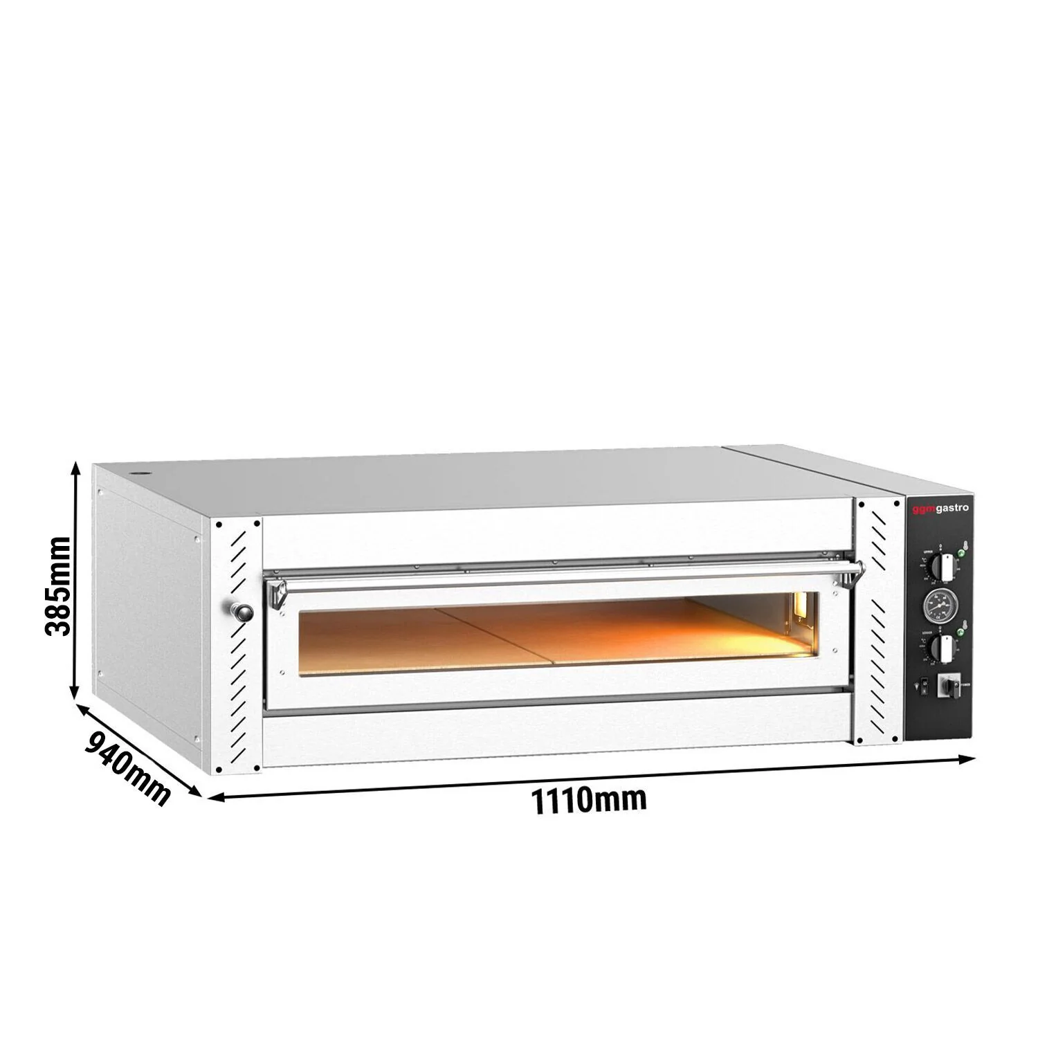Elektrisk pizzaovn �C 4 �� 34 cm �C manuell