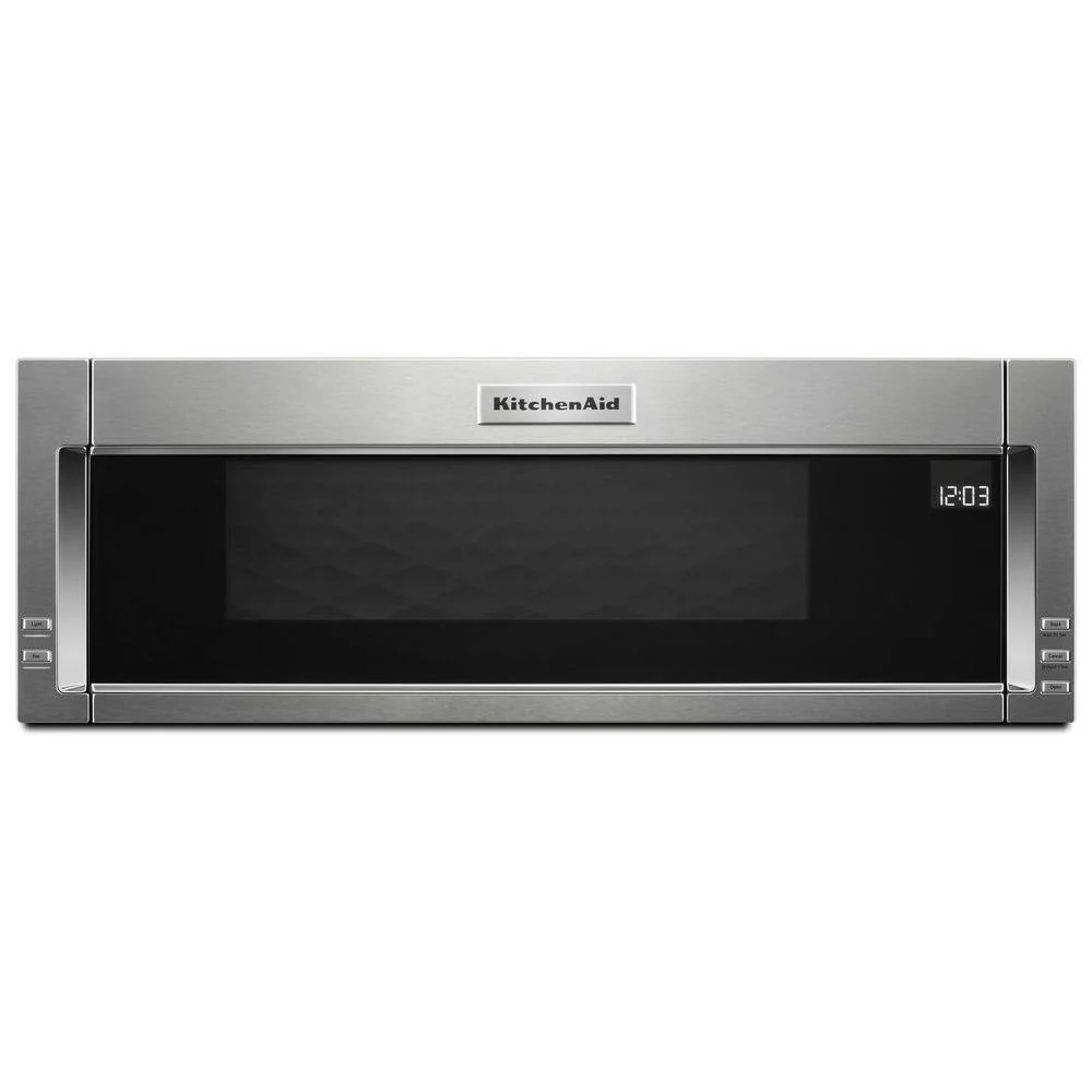 KitchenAid 30-Inch Low Profile Microwave Hood, 1000W, Stainless Steel, Dual LED, 4-Speed Ventilation