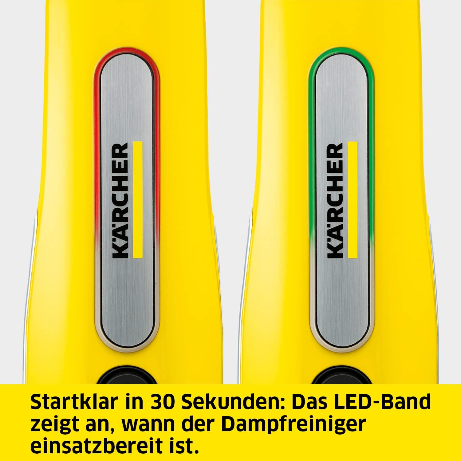 Krcher Dampfreiniger SC 3 Upright EasyFix, Aufheizzeit: 0,5 min., Flchenleistung: ca. 60 m, Tank: 0,5 l, Heizleistung: 1.600 W, mit Bodendüse, Bodentuch, Teppichgleiter, Entkalkungskartusche
