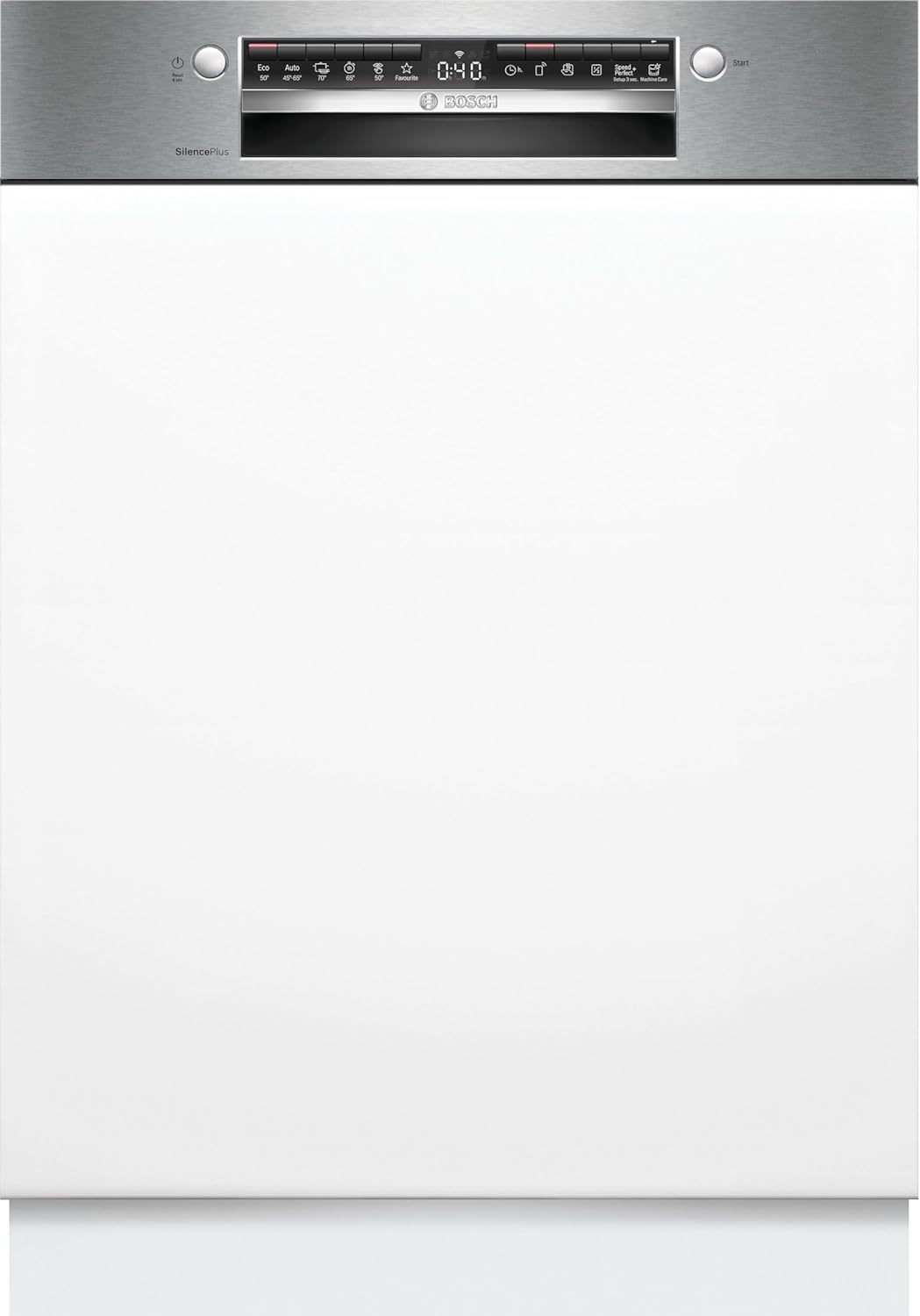 Bosch SMV4ETX08E, Serie 4, Smarter Geschirrspüler Vollintegriert 60 cm, Besteckkorb, Spülmaschine mit Programmassistent, besonders Leise, Rackmatic, Automatische Türöffnung, InfoLight, AquaStop