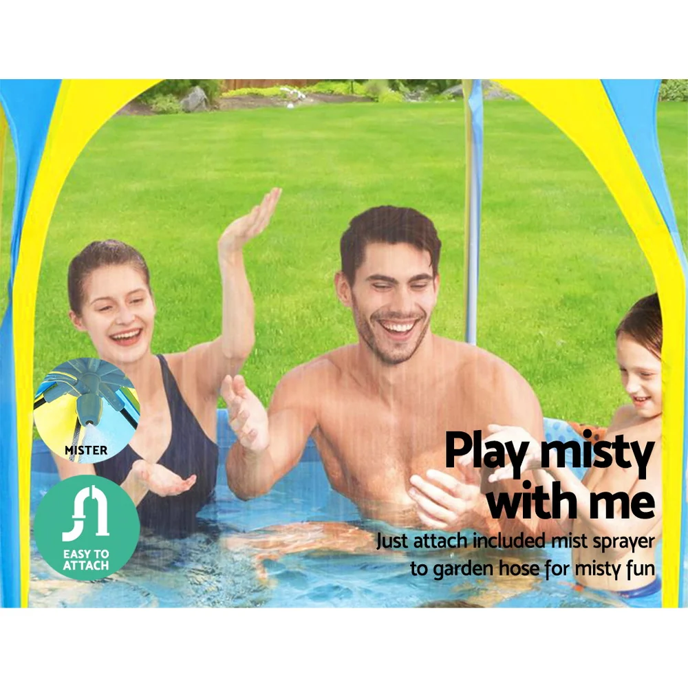 UPF 40+ Kids Pool Canopy 244x51cm Steel Frame Bestway