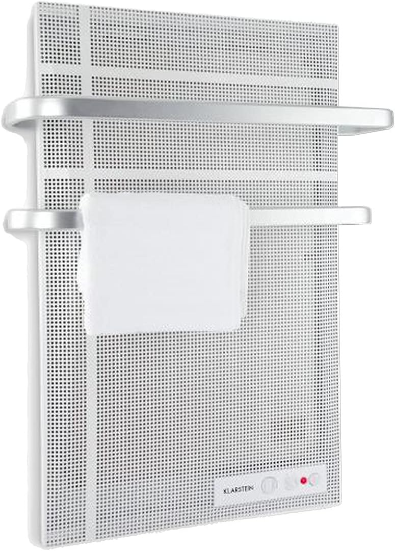 Klarstein Infrarotheizung, Infrarot Flachheizkörper für Bad und Innenraum, Infrarotheizung mit Thermostat, Heater CO2-Frei, Heizung mit Erkennung Offener Fenster, IP24 Infrarot Heizgeräte, 1000 W